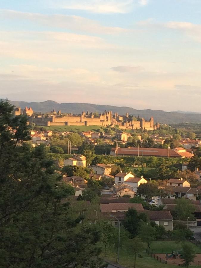 Chambre D'Hote Vue Imprenable Sur Cite - Villa Rose Carcassone Kültér fotó
