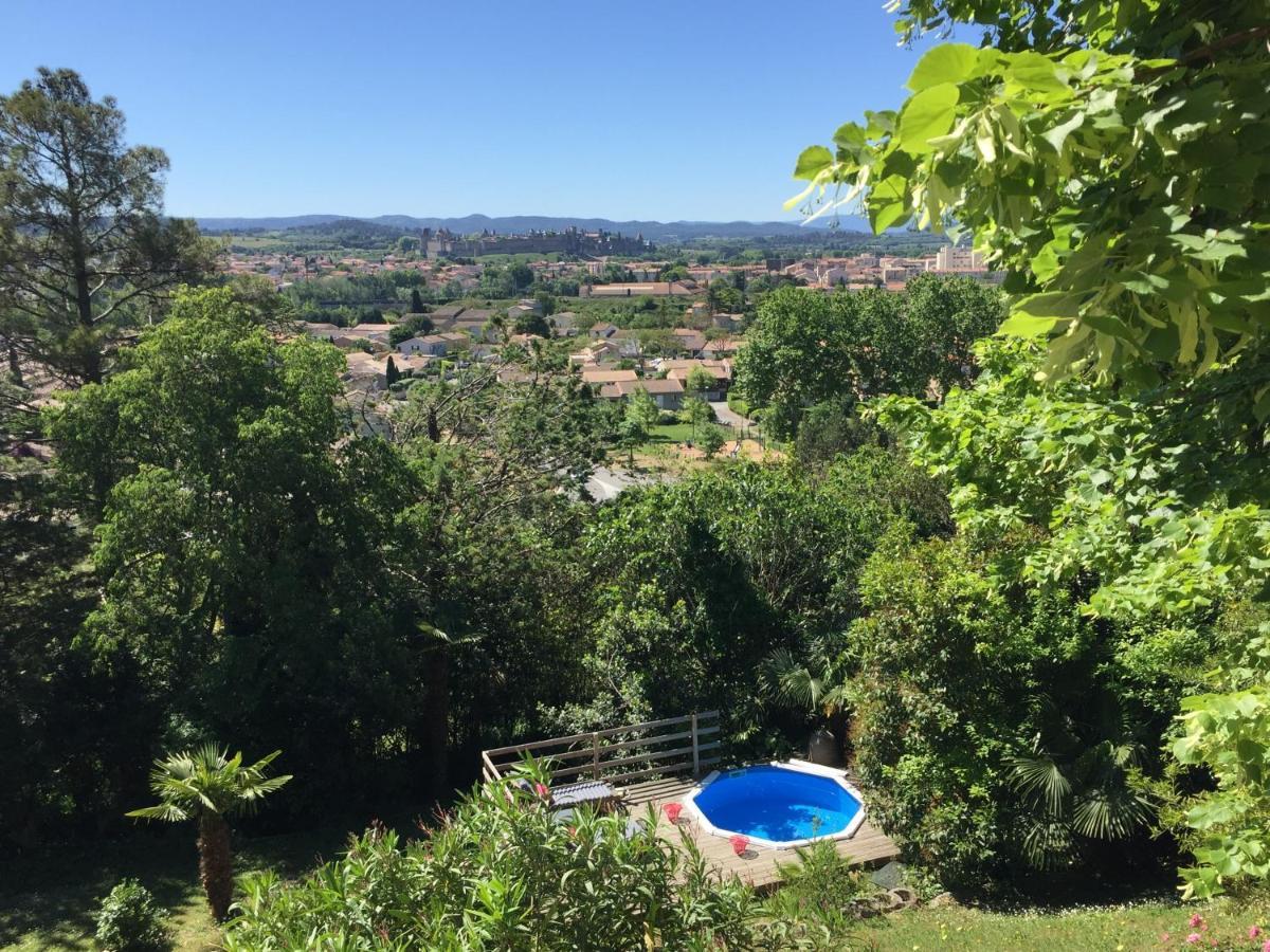 Chambre D'Hote Vue Imprenable Sur Cite - Villa Rose Carcassone Kültér fotó